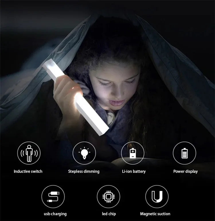 Veilleuse LED Sans Fil Rechargeable - Détecteur de Mouvement