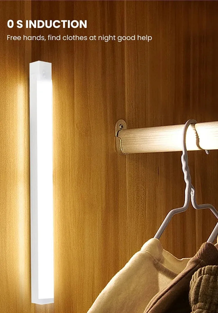 Veilleuse LED Sans Fil Rechargeable - Détecteur de Mouvement