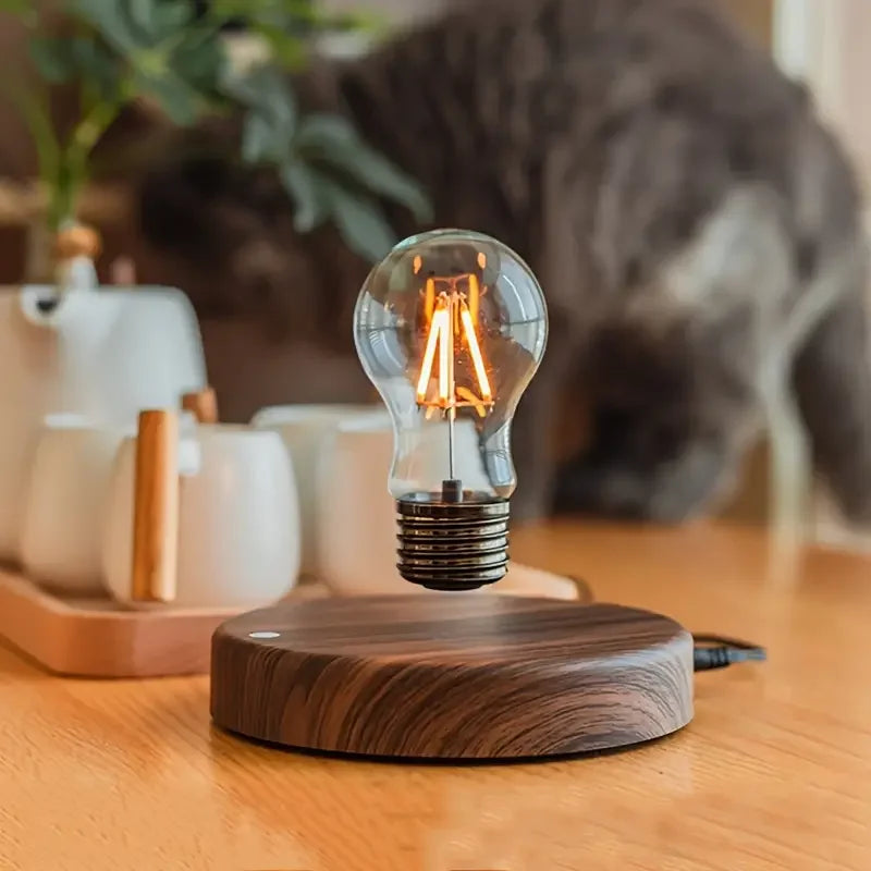 Lampe Lune en Lévitation Magnétique - 3 Teintes LED