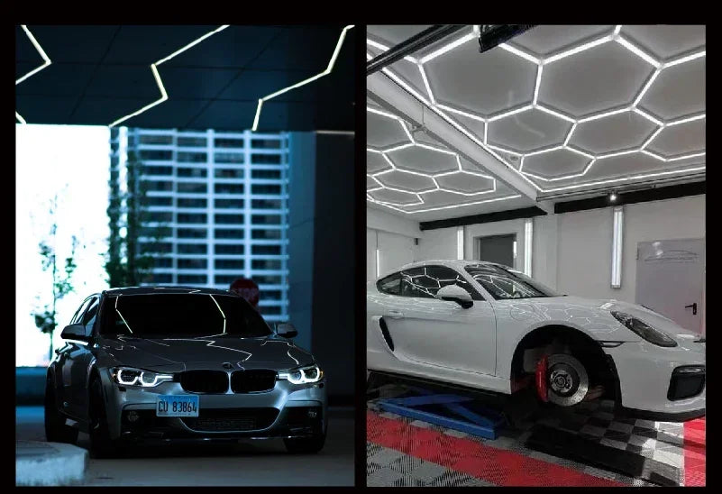 Panneaux LED Hexagonaux Connectés - Éclairage Modulaire