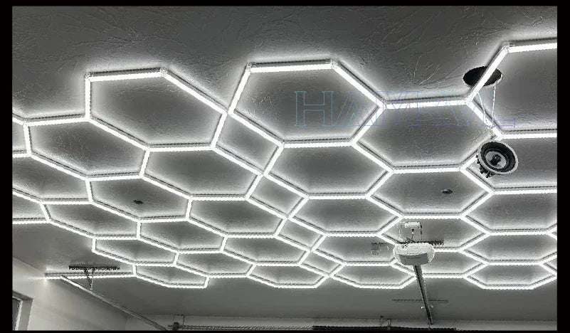 Panneaux LED Hexagonaux Connectés - Éclairage Modulaire