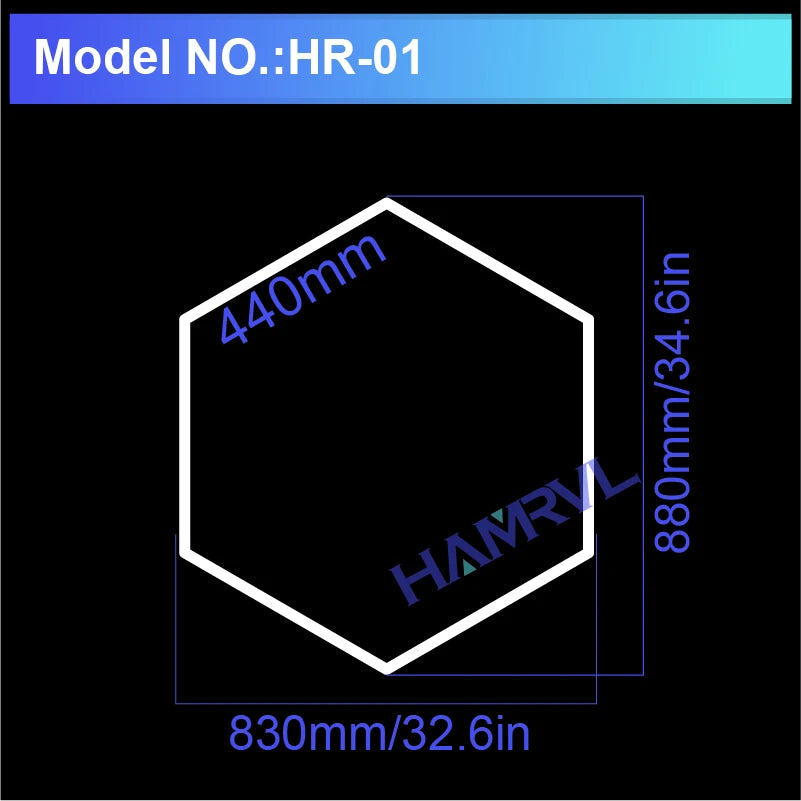 Panneaux LED Hexagonaux Connectés - Éclairage Modulaire